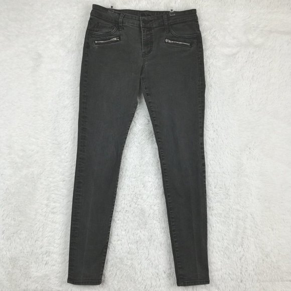 Kut from the Kloth Womens Jeans Skinny Mia Toothpick Denim‎ Black Wash Zipper 6 - Picture 1 of 13